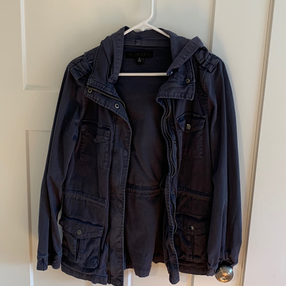 Blue utility jacket